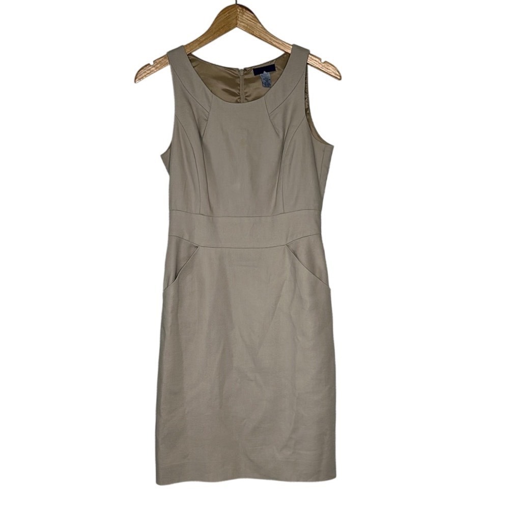 J. Crew Casual Dress sz 2 Tan